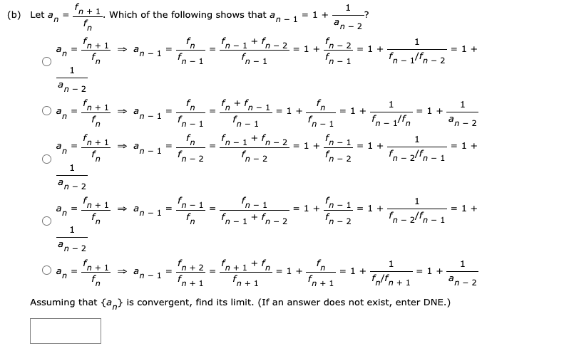 Solved f1=1f2=1fn=fn−1+fn−2n≥3 old, r2= . From the third | Chegg.com