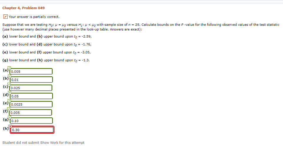 Solved I just need the final answer please for the answer | Chegg.com