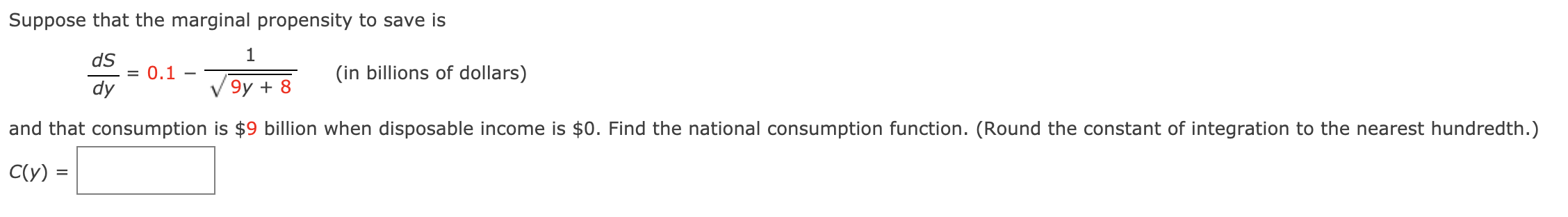 Solved Suppose that the marginal propensity to save is 1 ds | Chegg.com