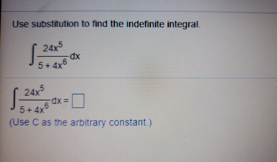 Solved Use substitution to find the indefinite integral. 21 | Chegg.com