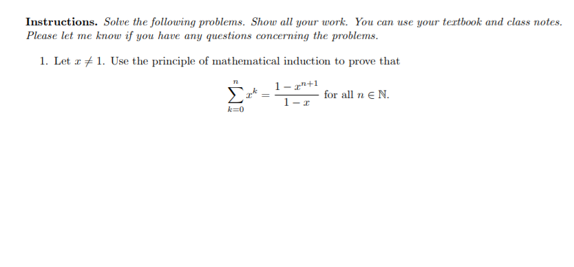 Solved Instructions. Solve the following problems. Show all | Chegg.com