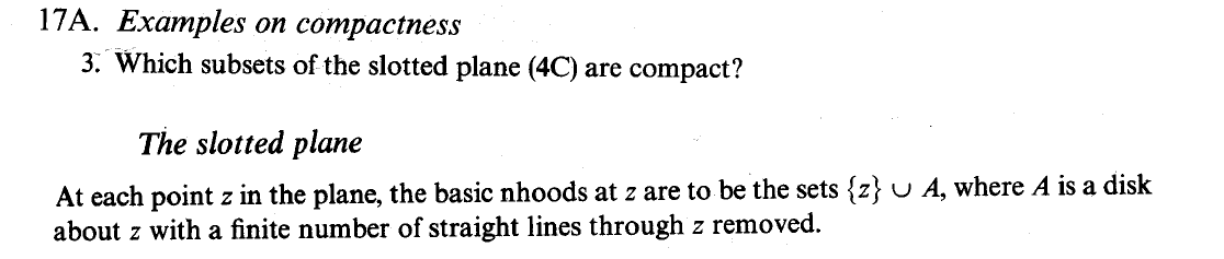 Solved 17A. Examples on compactness 3. Which subsets of the | Chegg.com