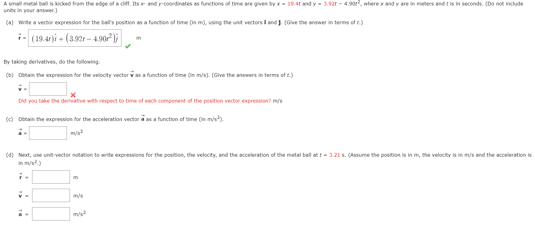 Solved A small metal ball is kicked from the edge of a