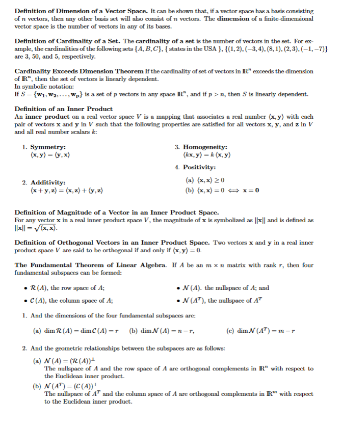 Solved VECTOR SPACE PROOFS Prove: If x, y, and z are any | Chegg.com