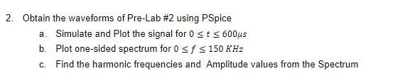 Solved A periodic rectangular pulse train with amplitude 2V, | Chegg.com