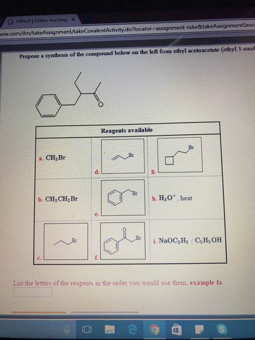 Solved Propose A Synthesis Of The Compound Below On The Left | Chegg.com