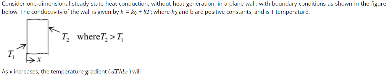 Solved Consider one-dimensional steady state heat | Chegg.com