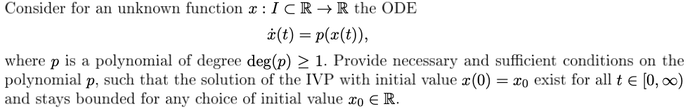 Solved Conceptual Question On Odes I Really Need Help Wi Chegg Com