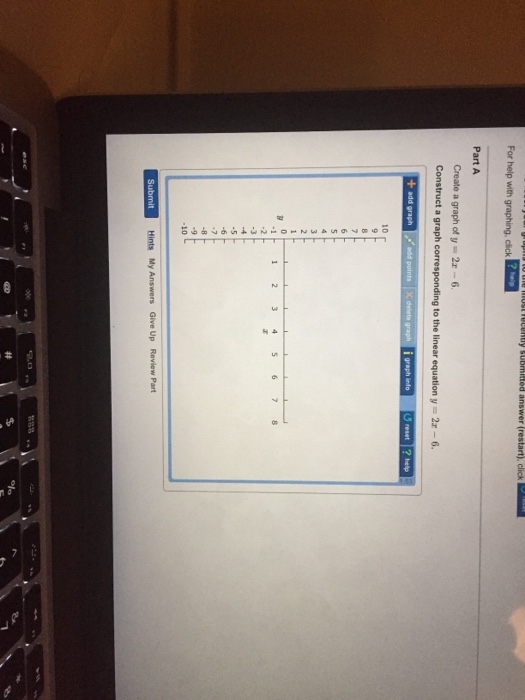 solved-create-a-graph-of-y-2x-6-construct-a-graph-chegg