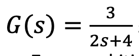 Solved For a system with TF as a. Find the time constant.b. | Chegg.com