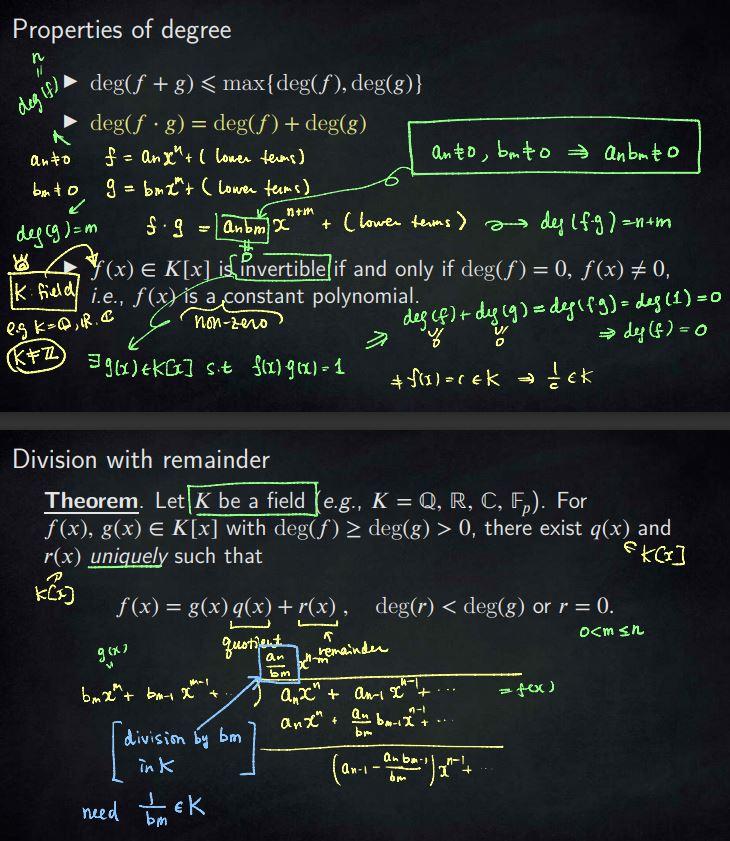 Solved Exercise 1 Let F X X4 X3 2x2 X 1 G X Chegg Com