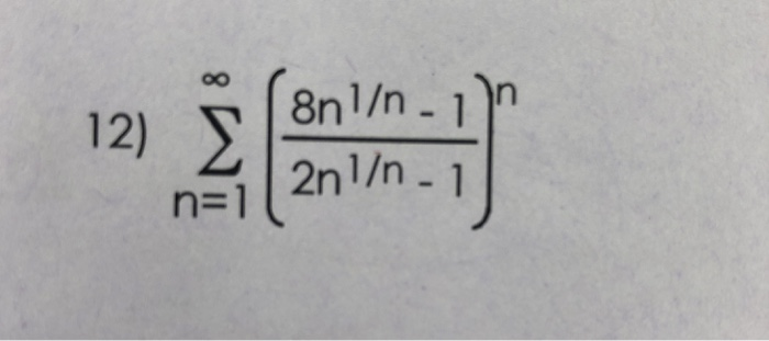 Solved Determine Convergence Or Divergence Of The Series 