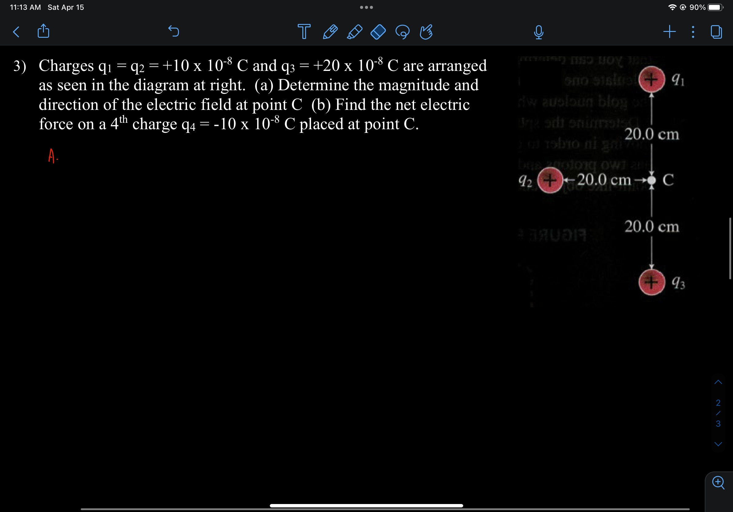 how to find magnitude of the electric force