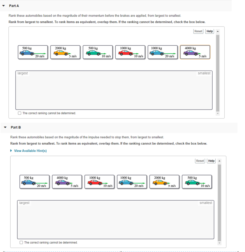 solved-part-a-rank-these-automobiles-based-on-the-magnitude-chegg