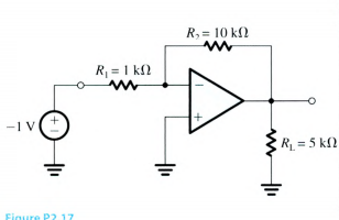 Solved In the circuit of Fig. P2.17, what is the current | Chegg.com