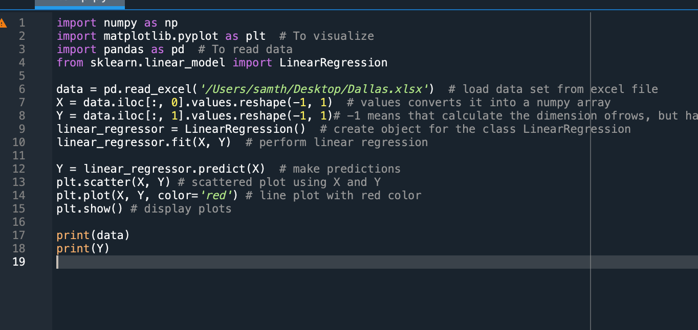 How can it print the graph from this code? thanks and | Chegg.com