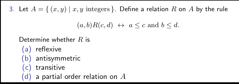 Solved Let Integers | Chegg.com