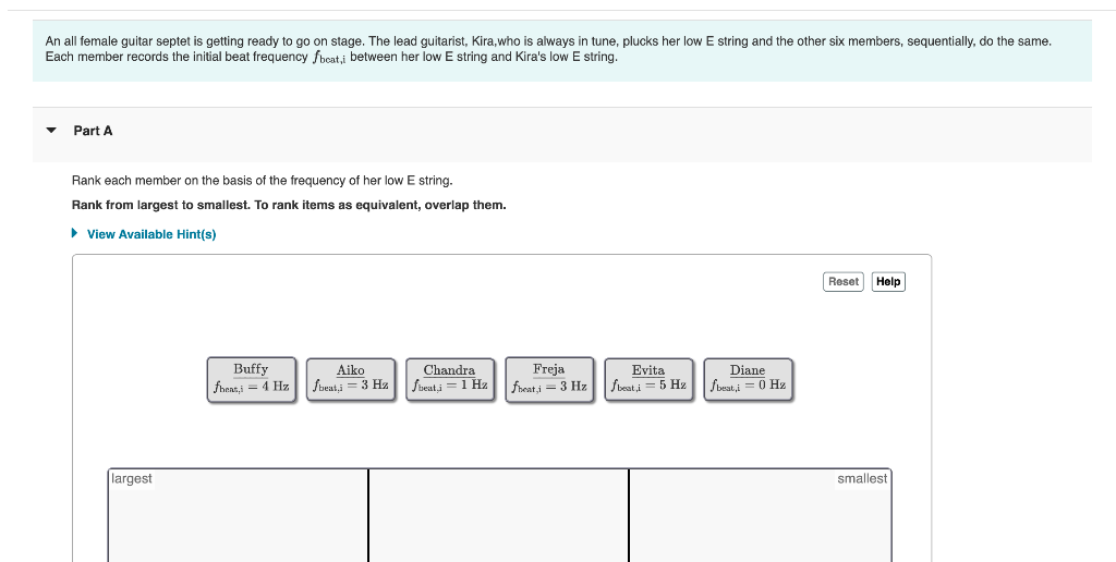 Solved An All Female Guitar Septet Is Getting Ready To Go On | Chegg.com