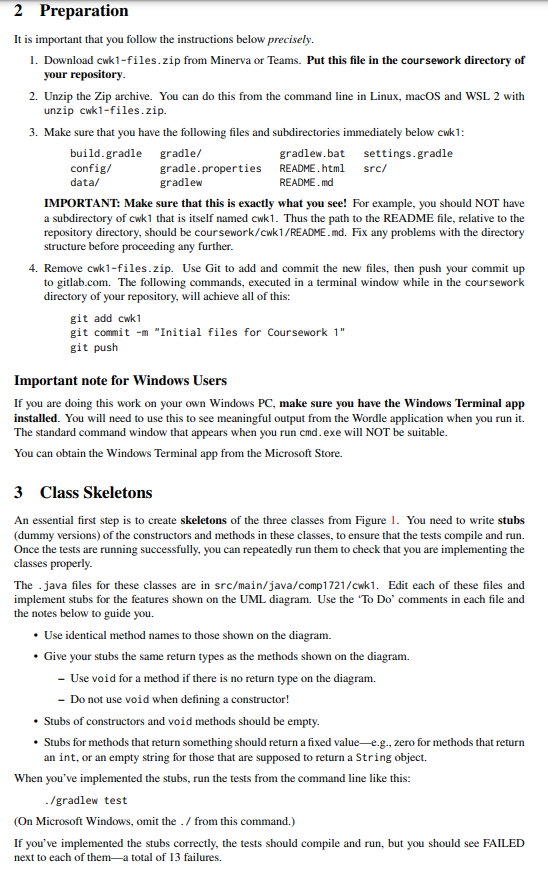 Solved Your task is to implement a Java version of the | Chegg.com