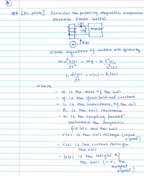 Solved \#4 [30-points] consider the following magnetic | Chegg.com