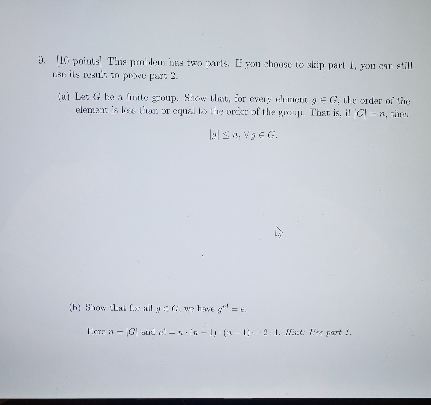 Solved This problem has two parts. If you choose to skip | Chegg.com