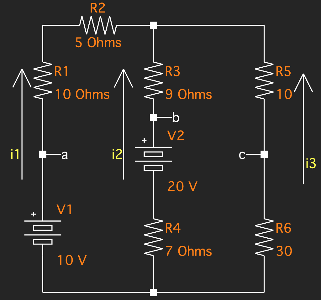 Solved For The Circuit Shown Below, Determine The Current | Chegg.com