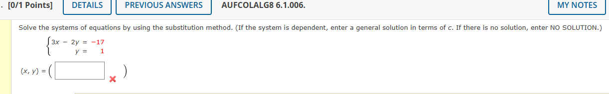 Solved Solve The Systems Of Equations By Using The 1909