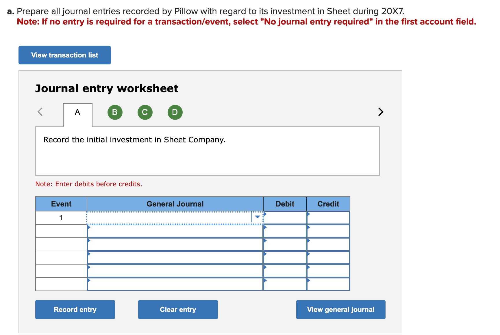 Prepare all consolidation entries needed to prepare a chegg