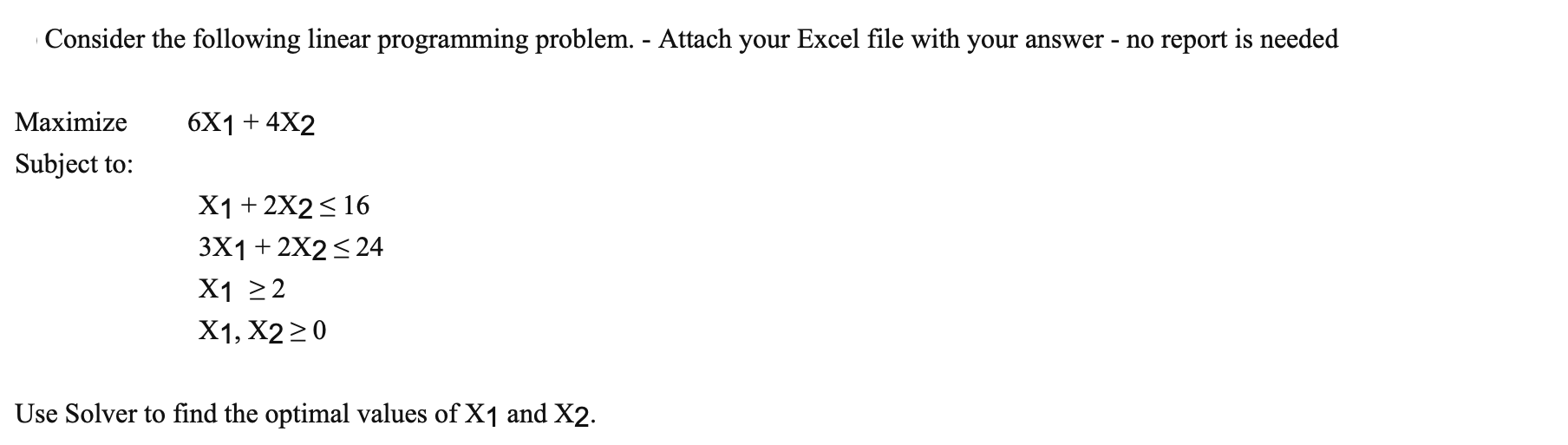 Solved Consider the following linear programming problem. - | Chegg.com