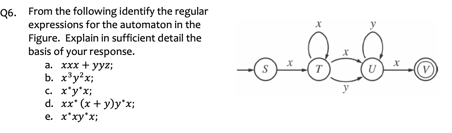 Solved २6. From The Following Identify The Regular | Chegg.com