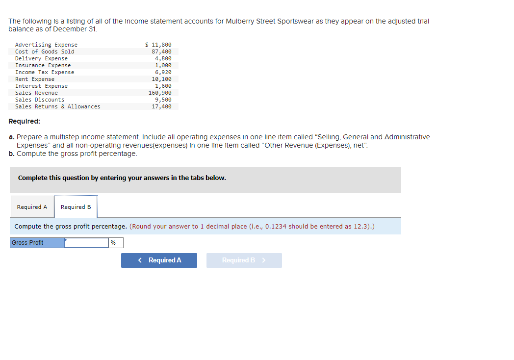 Solved The following Is a IIsting of all of the income | Chegg.com