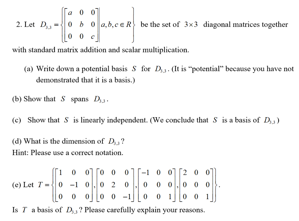 Diagonal Matrix