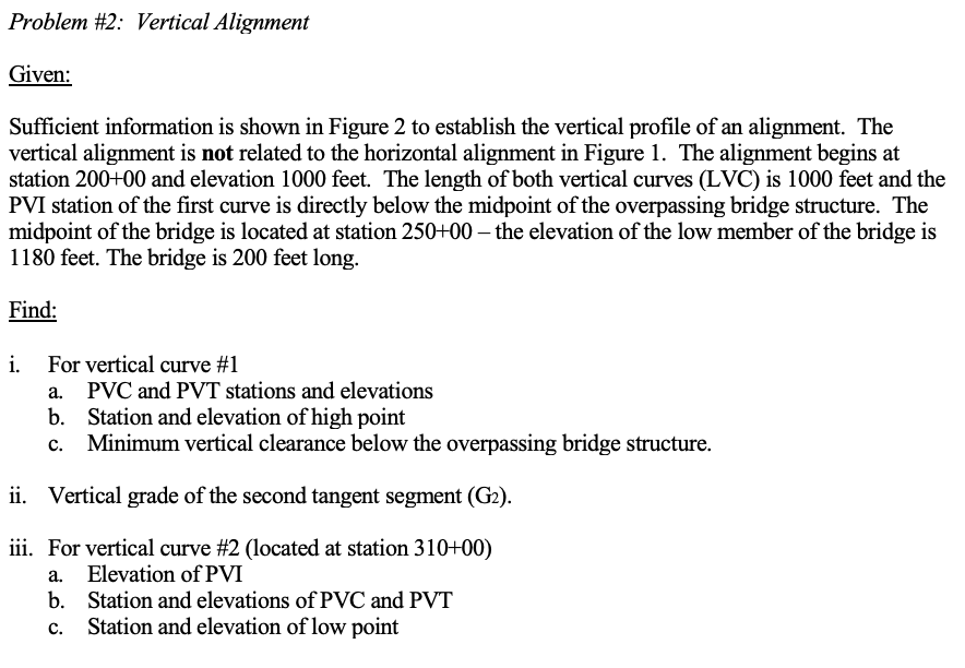 Solved Problem #2: Vertical Alignment Sufficient information | Chegg.com