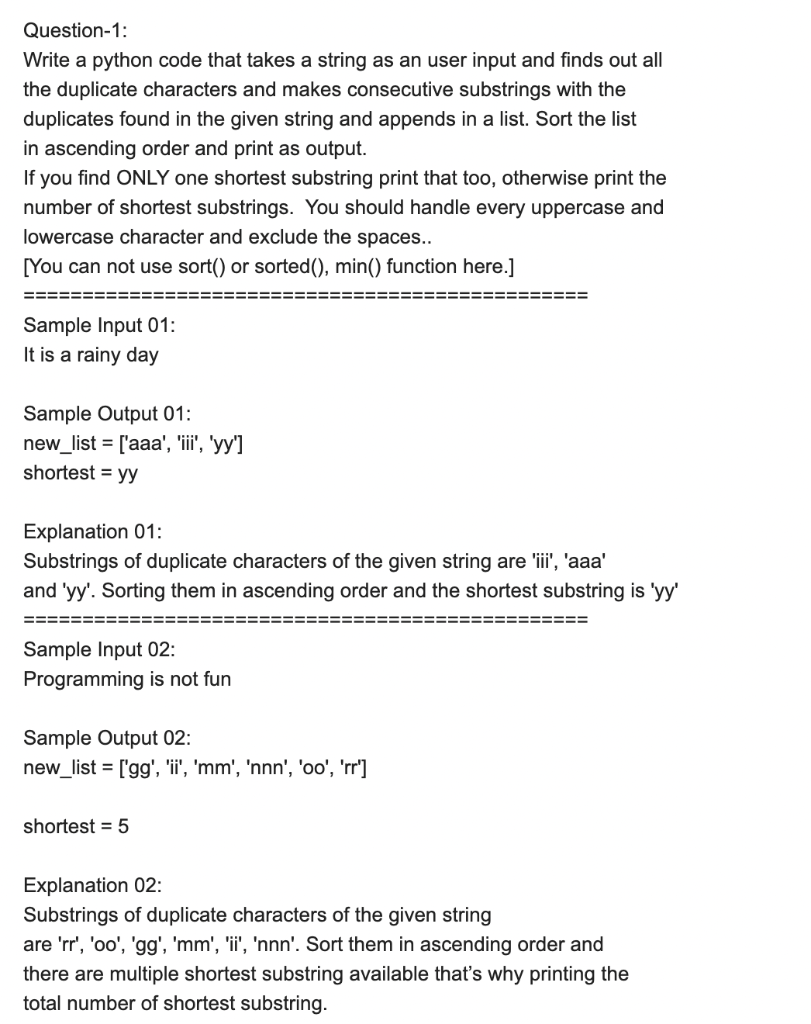 Solved Write in PYTHON. Provide the Screenshot of the code | Chegg.com