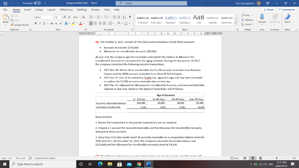 Solved B AutoSave CH Assignment#3(Ch45) Word Search Fiza | Chegg.com