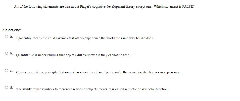 Semiotic discount function piaget