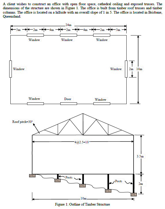 A Client Wishes To Construct An Office, Cathedral Ceiling Truss Spacing