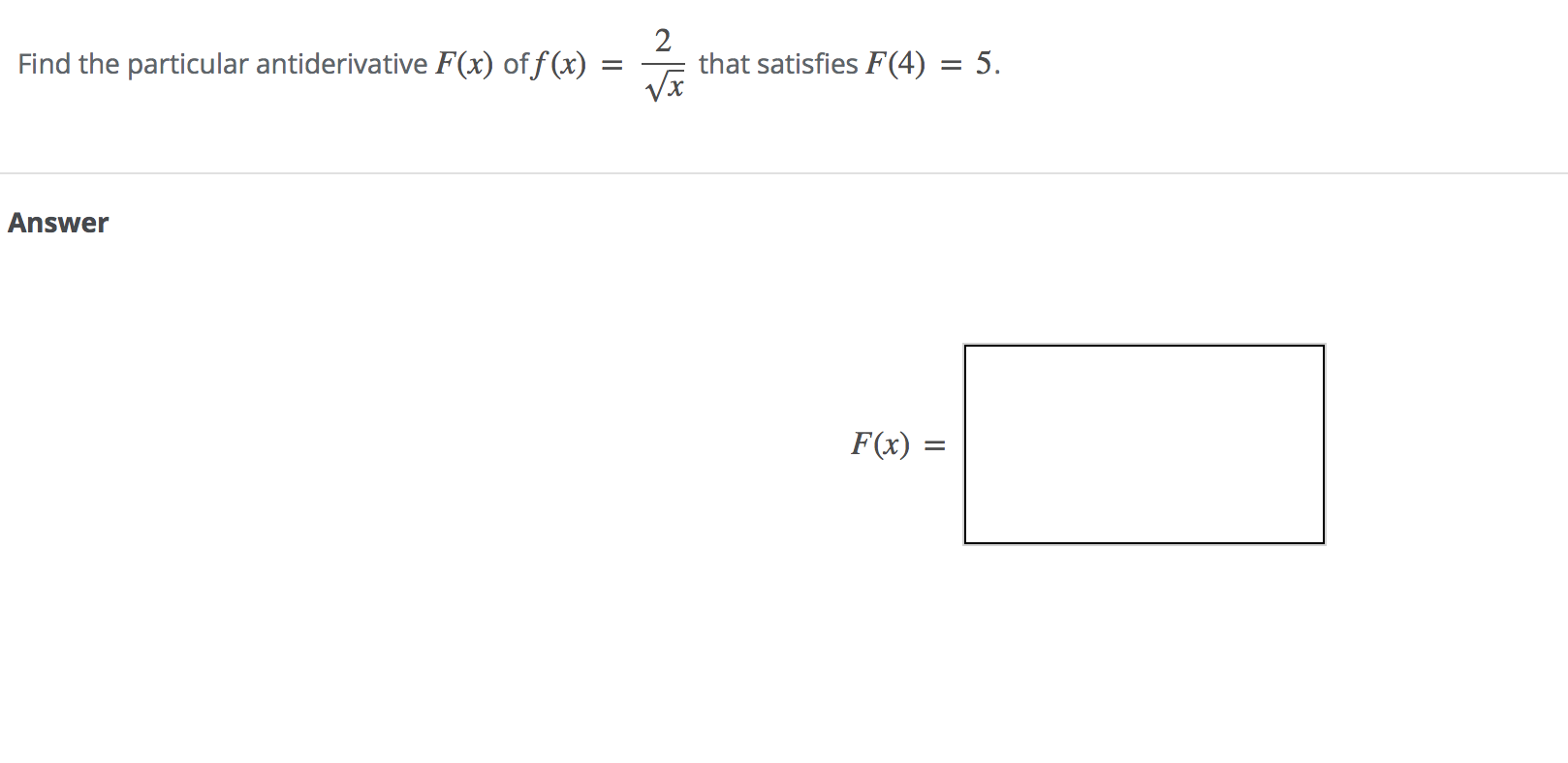 solved-find-the-particular-antiderivative-f-x-f-x-of-chegg