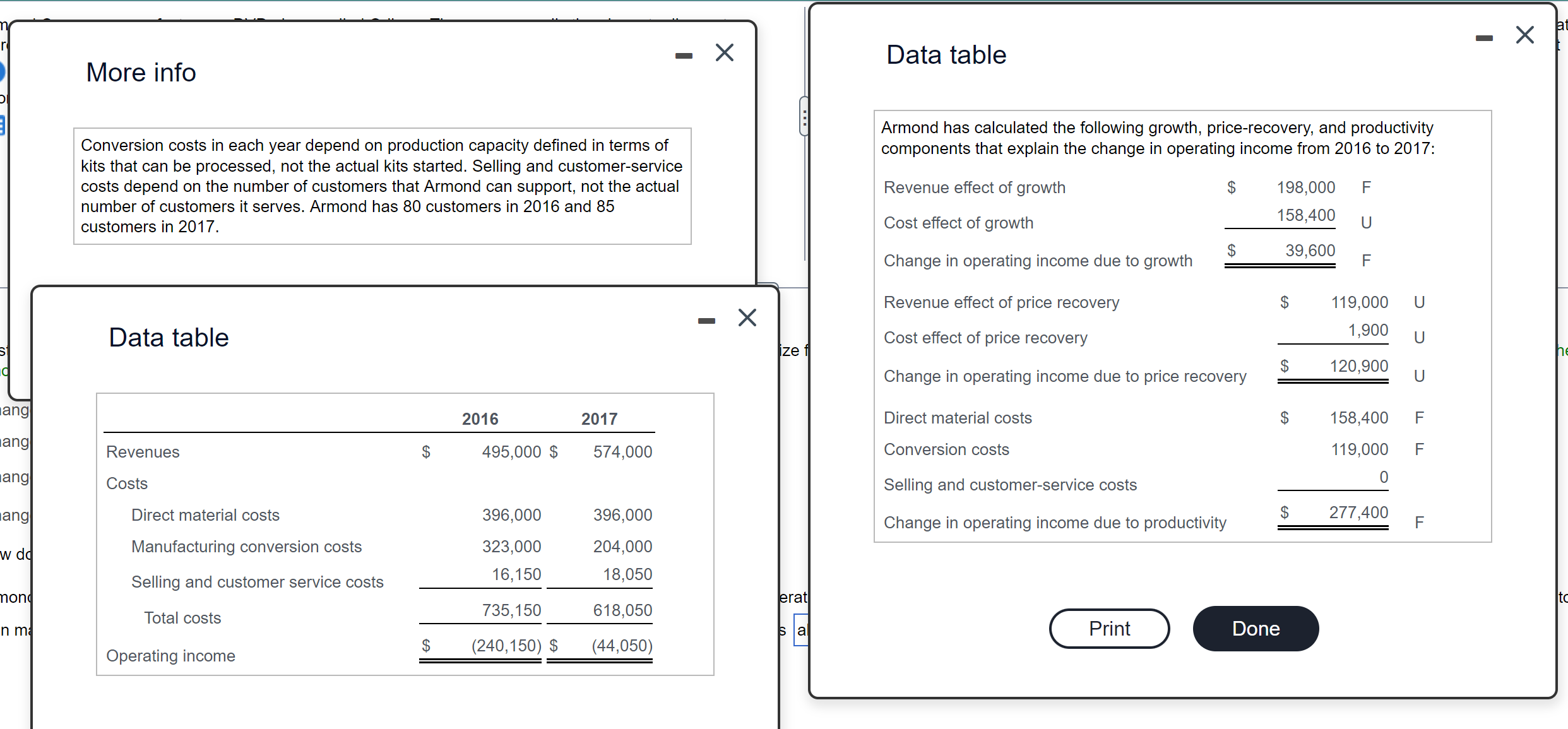 Solved More info Data table Conversion costs in each year | Chegg.com
