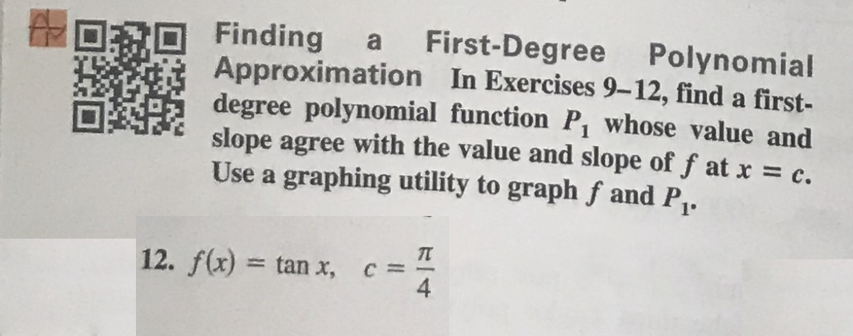 Solved Find A First Degree Polynomial Function P1 Whose 6932