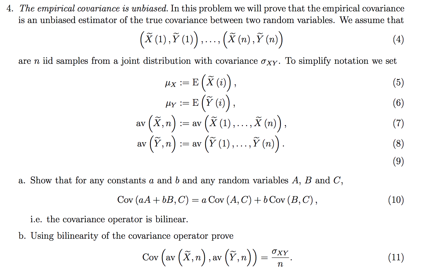 4-the-empirical-covariance-is-unbiased-in-this-chegg