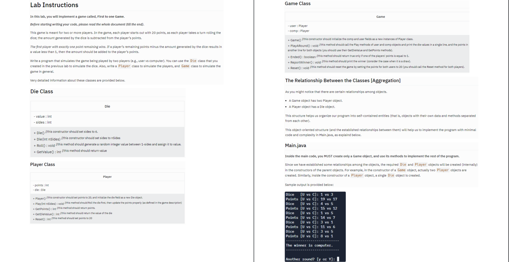 Solved java code please.(It should not be a code taken from | Chegg.com