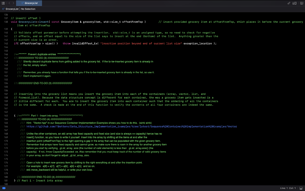 137 insert ottset )
6. Iten at affsetfromTap
141 / \( / / \) offsets, and an offset equalent size is an orror.
143 144
160 / 