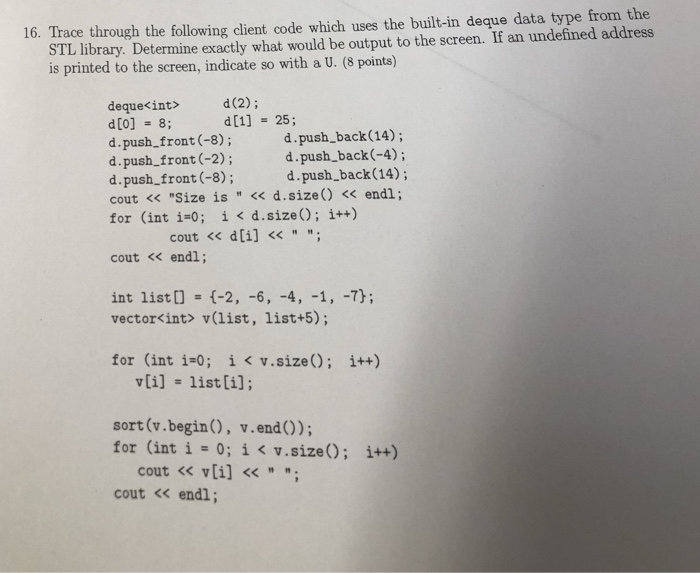 Solved Hello, this is for programming in C++, I really need | Chegg.com