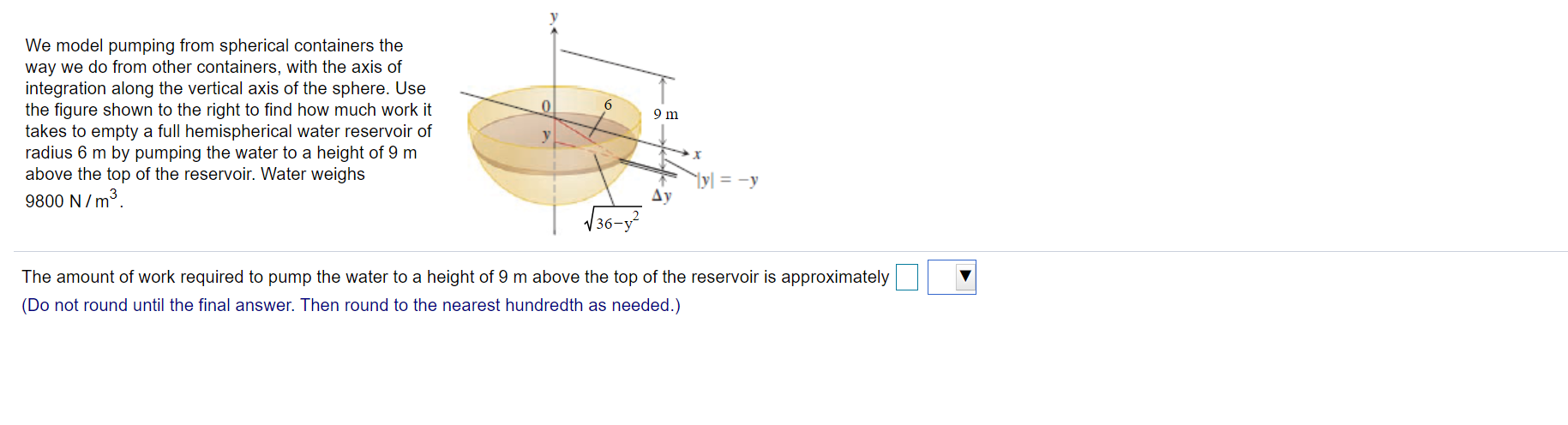 Solved 0 6 9 m We model pumping from spherical containers | Chegg.com