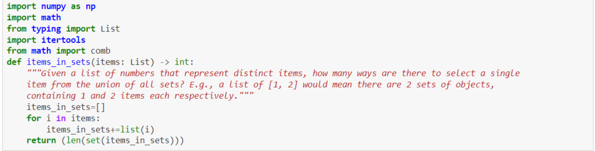 Solved Typeerror: 'Int' Object Is Not Iterable Why Am I | Chegg.Com