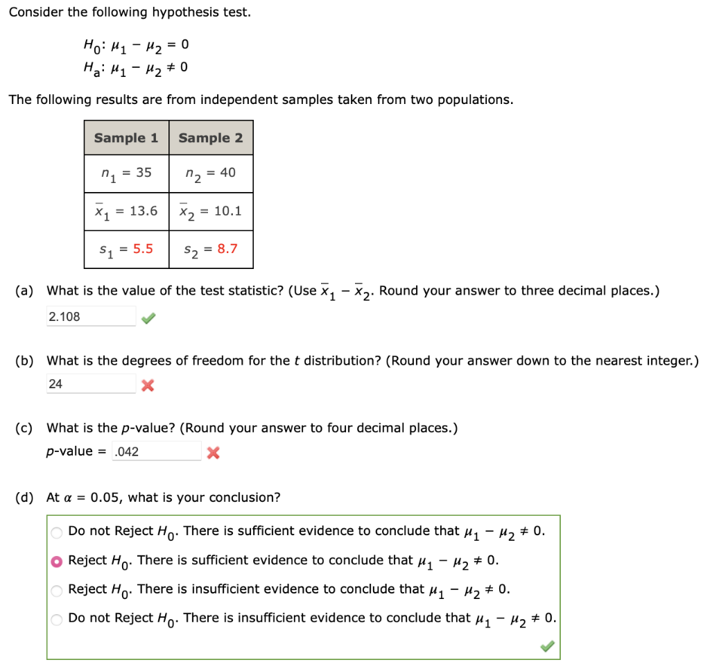 Solved Consider the following hypothesis test. | Chegg.com