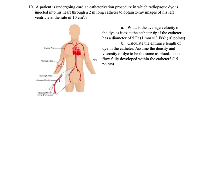 Solved 10. A patient is undergoing cardiac catheterization