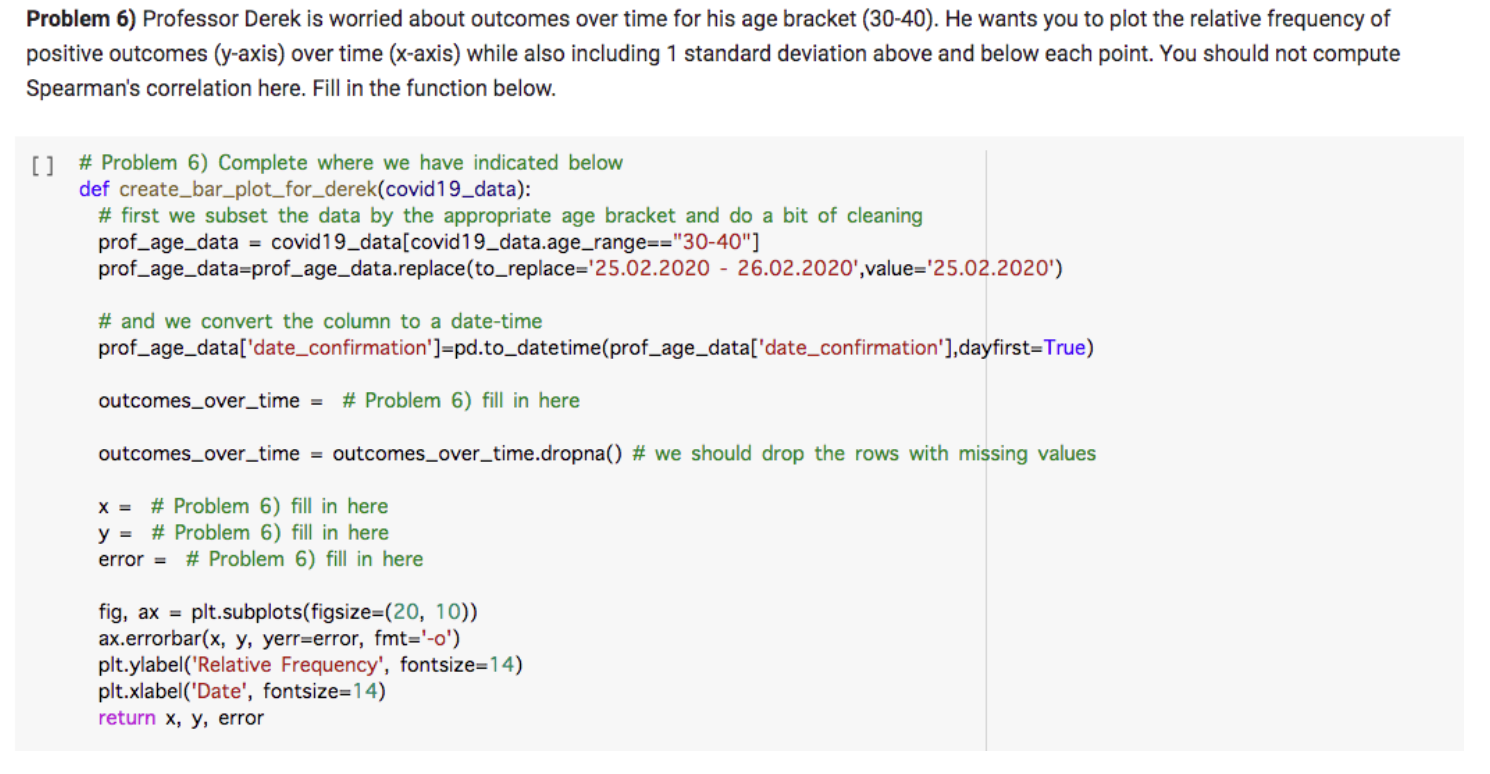 Solved Problem 1) - Write a function named rows_and_columns | Chegg.com