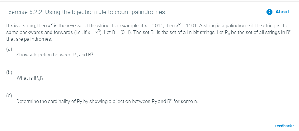 Solved If X Is A String Then Xr Is The Reverse Of The St Chegg Com